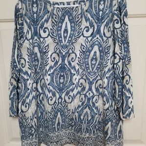 3/$12!! Chico's boatneck blouse